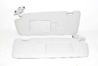 Audi A5 8T 07-12 Sun visor with mirror on the right and left FT9 lunar silver