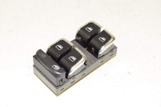 Audi A5 8F 12-17 Window lifter switch VL front left chrome black 4-way