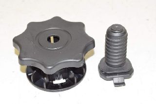 Audi A5 8F 12-17 Spare wheel attachment screw, black ORIGINAL