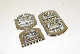 Audi A7 4G 15- Luggage compartment lashing eyes Lashing eyes SET 4 pieces chrome