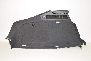 Audi A5 8T 07-12 Trunk lining left with small lid for Sportback black