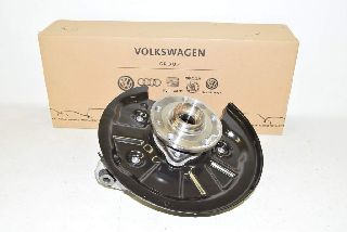 VW Tiguan 2 AD 16- Steering knuckle wheel bearing housing HL rear left + wheel bearing anchor plate ORIGINAL