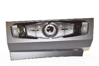 Audi A5 8F 12-17 Climate control for seat heating, display unit Climatronic, glossy chrome black