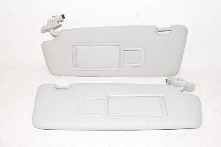 Audi A5 8T 07-12 Sun visor with mirror on the right and left lunar silver FT9 - South Korea