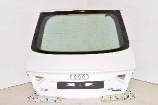 Audi A5 8T 12- Tailgate trunk lid Sportback rear window LY9C ibis white