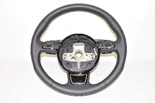 Audi A4 8K B8 12-15 Steering wheel leather multifunction steering wheel sports steering wheel Tiptronic black soul TOP