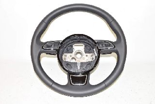 Audi A5 8T 12- Steering wheel leather multifunction steering wheel sports steering wheel Tiptronic black soul TOP