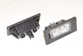 Audi Q3 8U 11-15 License plate light left and right LED original NEW