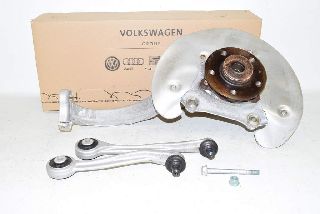 Audi A5 8T 12- Steering knuckle wheel bearing housing front right REPAIR KIT KSM M14 + handlebar