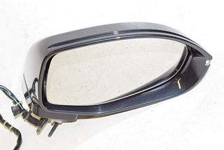 Audi A7 4G 15- Outside mirror mirror electric front right, hinged memory LX5R