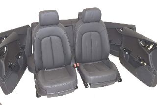 Audi A7 4G 15- Seat complete set of leather seat heating TOP door paneling black original 44 km