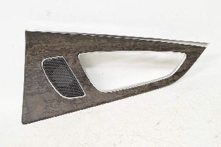 Audi A7 4G 15- Decorative strip door, rear right, agate gray, natural birch grain