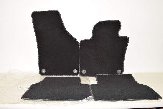 VW Tiguan 5N 11-15 Floor mats Floor mats SET ORIGINAL AS NEW black titanium gray