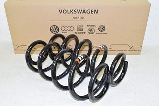 Audi A5 8T 07-12 Spring VL + VR front left right in the SET 1xOrange 2xWeiss PR: 0JM