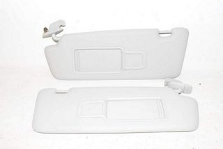 Audi A4 8K B8 12-15 Sun visor with mirror on the right and left star silver W86 ORIGINAL