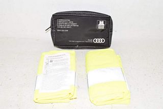Audi Q3 8U 16- Bag of 2x warning vests yellow ORIGINAL AUDI reflector
