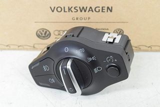 Audi Q5 8R 08-12 Switch light switch NSW NSL black chrome car xenon ORIGINAL