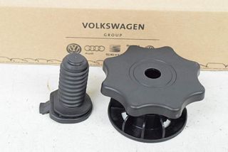 VW Polo 6R 13- Screw for spare wheel attachment black ORIGINAL