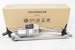 Audi A5 8T 12- Wiper linkage + wiper motor front Valeo left-hand drive ORIGINAL