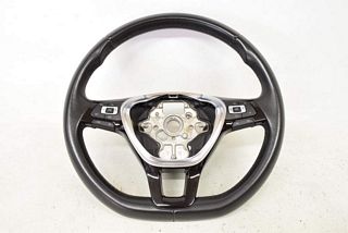 VW Golf 7 Var 14- Steering wheel leather multifunction cruise control BC radio ORIGINAL