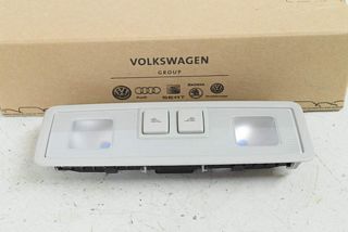 VW Golf 7 Var 14- Interior lighting lamp reading light rear pearl gray Y20 ORIGINAL
