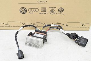 Audi A4 8K B8 12-15 Control unit fan control unit radiator fan Valeo 600W double fan ORIGINAL