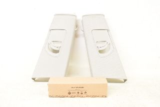 Audi A5 8T 07-12 Cover B pillar left + right above TB9 moon silver ORIGINAL