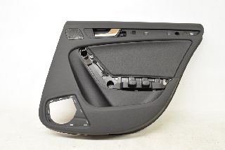 Audi A5 8T 12- Door door panel inside HR rear right LEATHER WFA black ORIGINAL