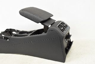 Audi A4 8K B8 12-15 Center console panel cover + armrest LEATHER black SET ORIGINAL