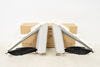 Audi A5 8T 12- Cover C pillar left + right in a SET moon silver IWA ORIGINAL