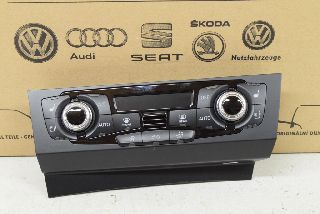 Audi A5 8T 12- Air conditioning control panel, seat heating, seat ventilation, glossy black ORIGINAL