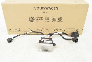 Audi Q3 8U 11-15 Control unit fan control unit radiator fan Valeo 600W double fan ORIGINAL