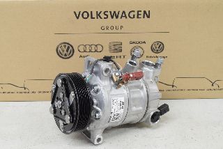 VW Golf 7 1K 12-15 Air conditioning compressor with magnetic clutch Sanden ORIGINAL MINT CONDITION