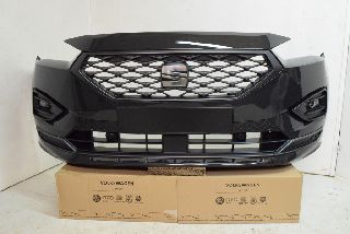 Seat Tarraco KN2 19- Front bumper LI7F Urano gray 6x parking assistant ORIGINAL