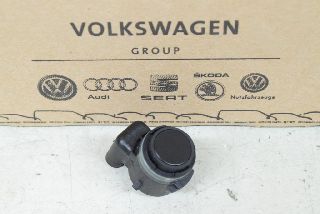 VW Golf 7 Var 14- Sensor parking aid transmitter matt black 9B9 angle connection ORIGINAL NEW