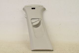 VW Golf 7 1K 12-15 B pillar trim, left front top, pearl gray Y20 5-door
