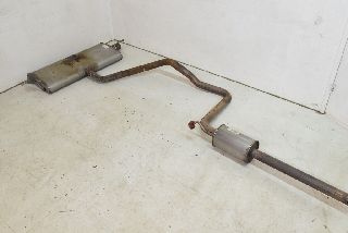 Seat Leon 5F FL 17- Exhaust rear silencer + front silencer ORIGINAL 1.2TSI ORIGINAL