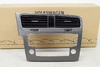 VW Golf 7 1K 12-15 Air nozzle ventilation grille center with decorative strip Dark/Rhodium BNS ORIGINAL