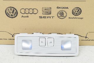 VW Passat 3G B8 14- Interior lighting lamp reading light rear pearl gray Y20 ORIGINAL