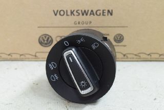 VW Golf 7 AU FL 17- Switch light switch NSW NSL black/chrome ORIGINAL