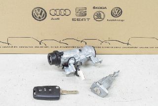 VW Golf 7 1K 12-15 Ignition lock with key for manual transmission radio key SET