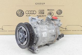 VW Caddy 2K 16- Air conditioning compressor Denso ORIGINAL with pulley + pressure switch