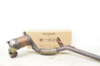 VW Golf 7 1K 12-15 Catalyst catalytic converter with flex pipe and exhaust pipe petrol engine ORIGINAL