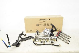 Audi A6 4G 10-15 Engine repair set high drum pump injectors rail strip 2.0CR ORIGINAL MINT CONDITION