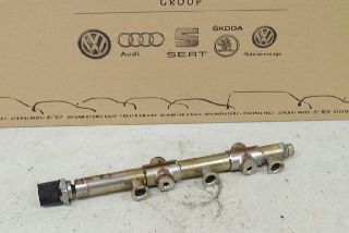 VW Golf 7 AU FL 17- Fuel line fuel distributor with pressure sensor 1.0TSI petrol engine ORIGINAL