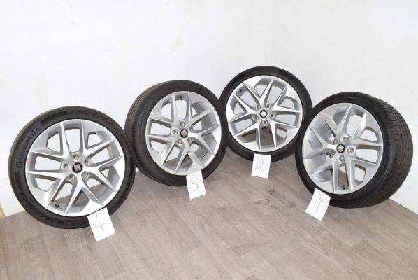 Seat Leon 5F 14- Rims alloy rims Complete Wheels 7, 5J 18  "ET51 225/40 5mm Summer