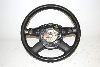 Audi A8 4E 02-09 Steering wheel Leather Multifunction Tiptronic Black 4-Spoke