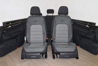 VW Golf 7 Sportsvan 14- Seat set Complete fabric Alcantara R-line seat heating