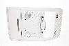 Audi A5 8T 12- Interior lighting luminous reading light center crystal silver ET1 + eyewear compartment