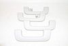 Audi Q5 8R 13- Handle bracket handle handle set 4 pieces crystal silver EP5